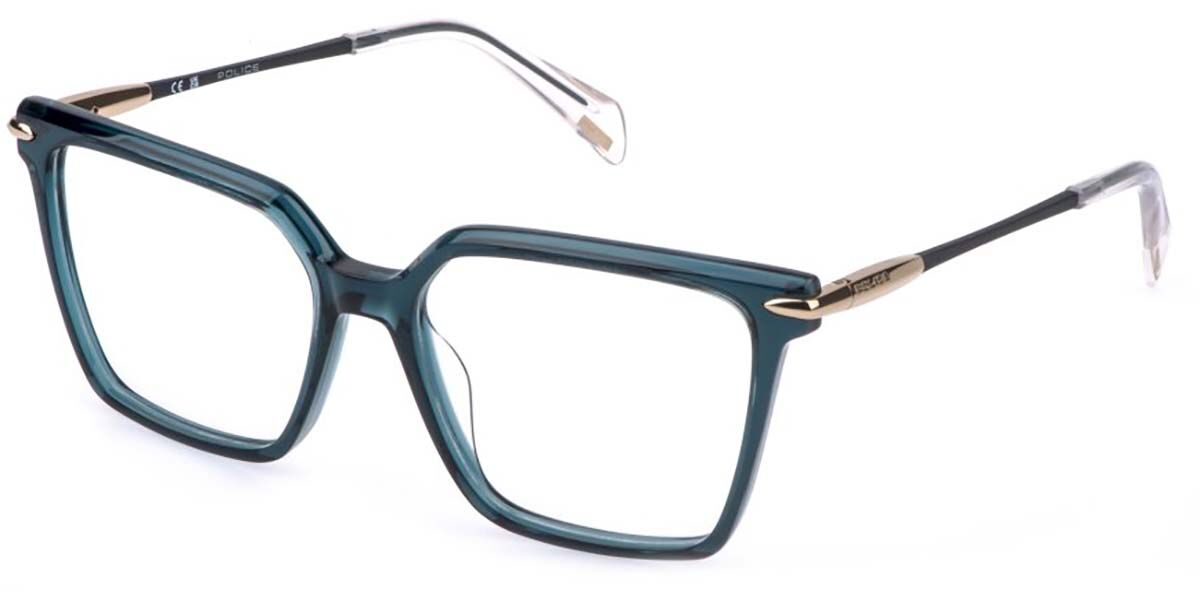 Police VPLR14 JADE 2 03GE 54 Blåa Glasögon (Endast Båge) Kvinna