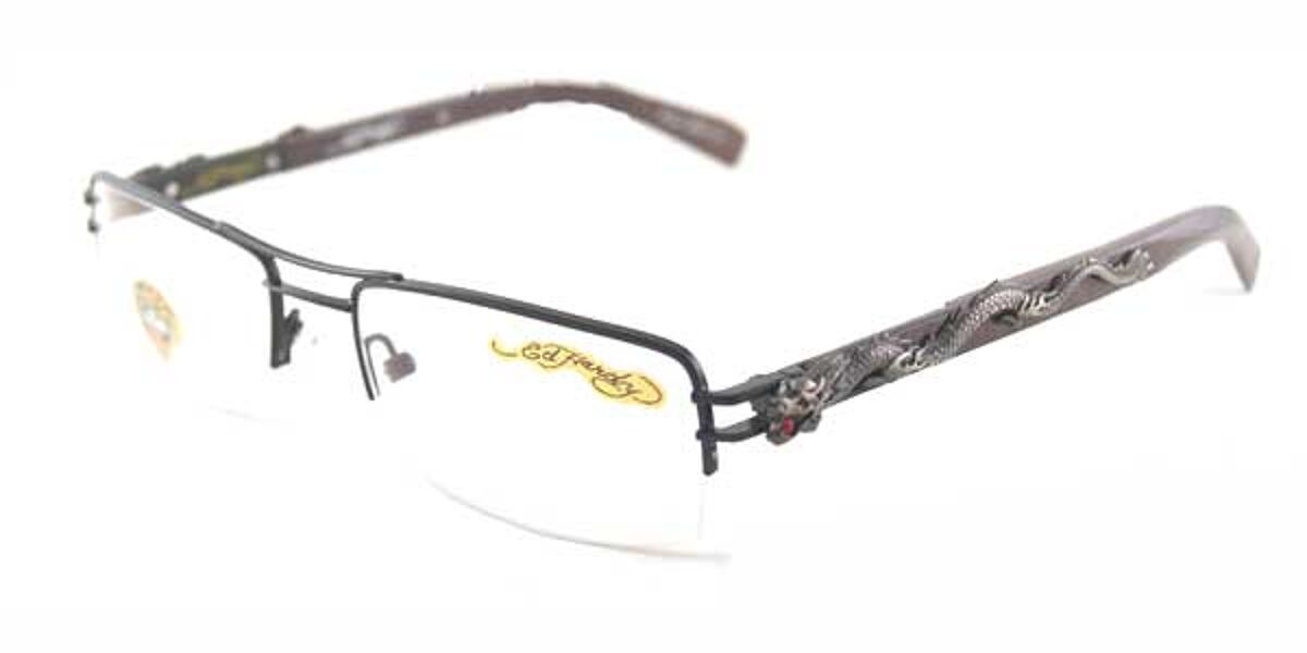 Ed Hardy Eho 707 Ebo Eyeglasses In Black Smartbuyglasses Usa