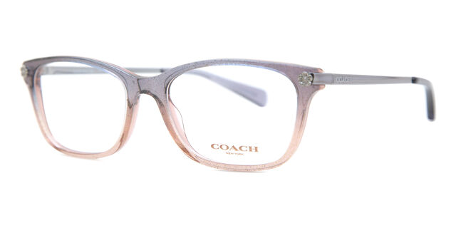 Coach HC6142 5554 Glittered Transparent Purple Eyeglasses  display picture 1