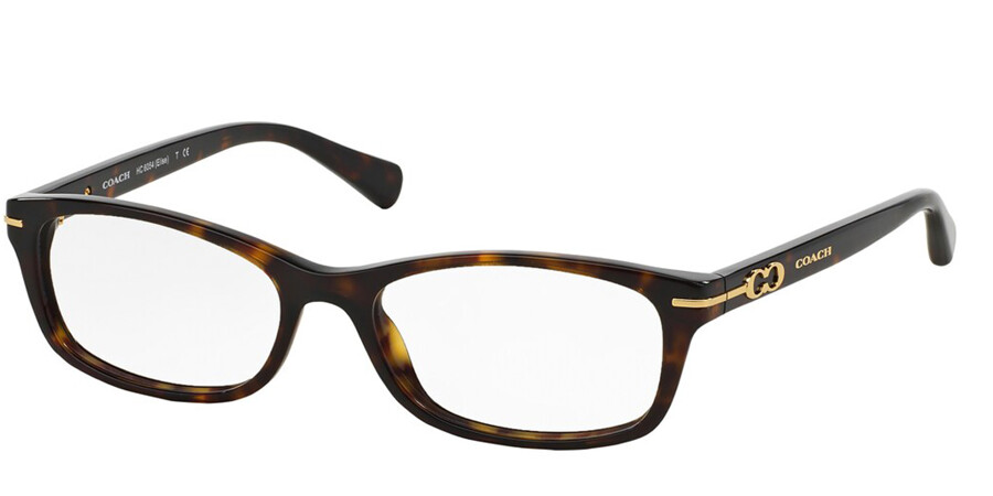 Coach HC6040 5001 Glasses Dark Tortoise | VisionDirect Australia