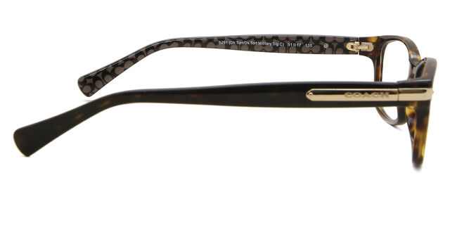 Coach HC6065 5291 Dark Tortoise Eyeglasses | SmartBuyGlasses US display picture 3