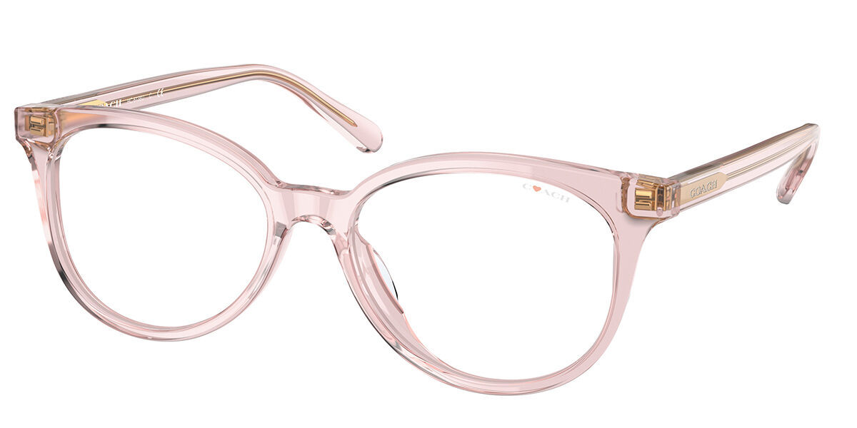 Coach HC6138U 5668SB Glasses Transparent Pink | SmartBuyGlasses UK