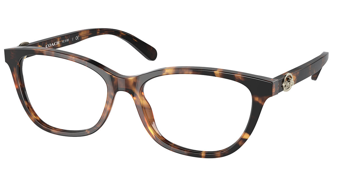 Coach HC6180 5664 Eyeglasses in Milky Amber Tortoise | SmartBuyGlasses USA