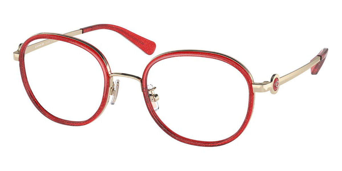 red coach eyeglasses