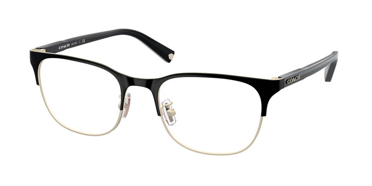 Coach HC5131 9346 Eyeglasses in Shiny Black Gold | SmartBuyGlasses USA