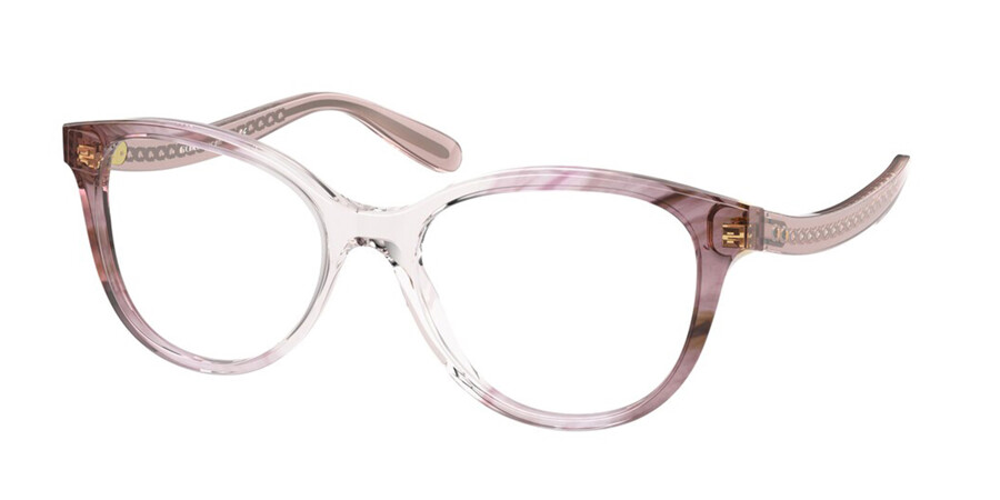 Coach HC6177 5656 Glasses Transparent Pink Ombre | SmartBuyGlasses UK