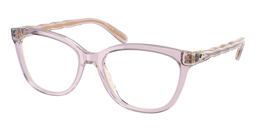 Coach HC6186 5679 Glasses Purple Clear | VisionDirect Australia