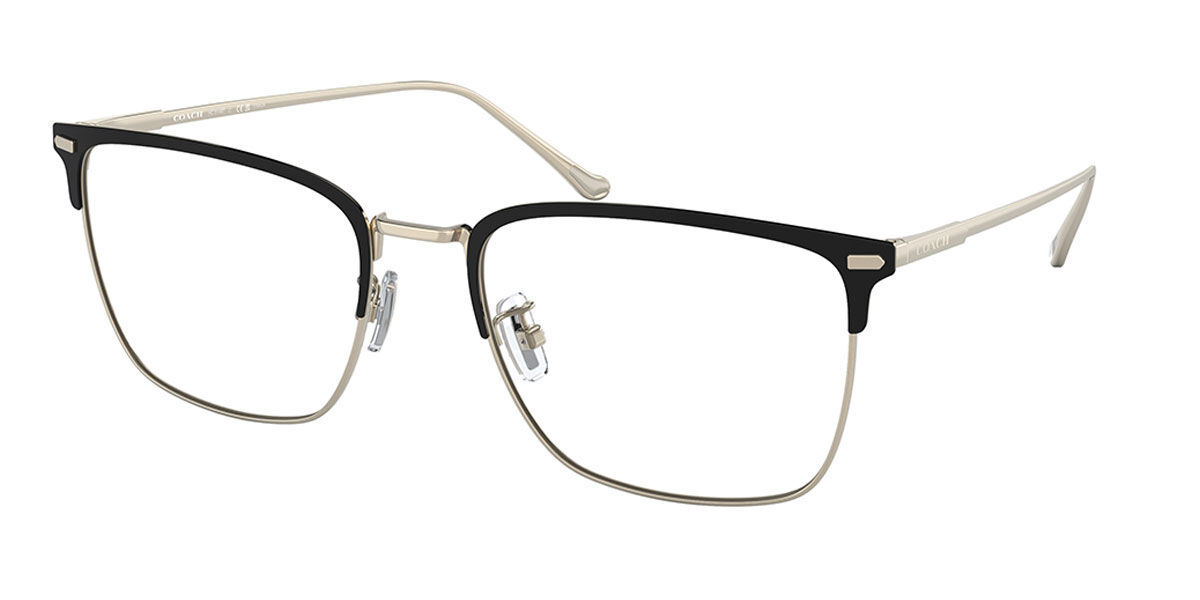 Coach HC5149T 9005 Eyeglasses in Black Pale Gold SmartBuyGlasses USA