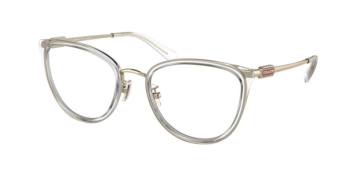 Coach HC5146 9428 Eyeglasses in Clear on Gold | SmartBuyGlasses USA