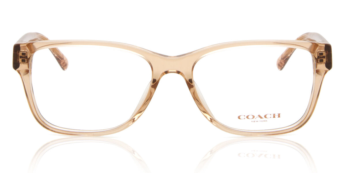 Coach HC6208U Asian Fit 5561 Womens Glasses Brown Size - Free Lenses - HSA/FSA Insurance - Blue Light Block Available