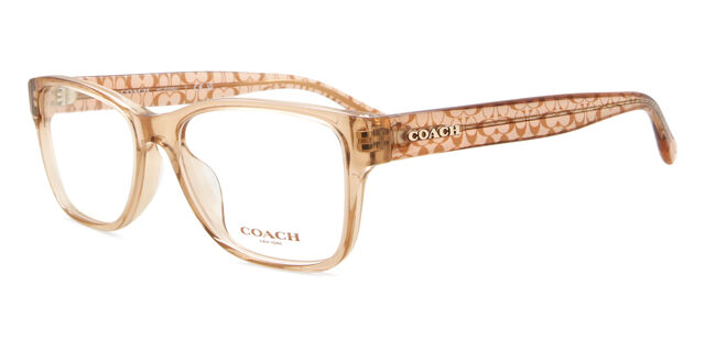 Coach HC6208U Asian Fit 5561 Transparent Brown Eyeglasses  display picture 3