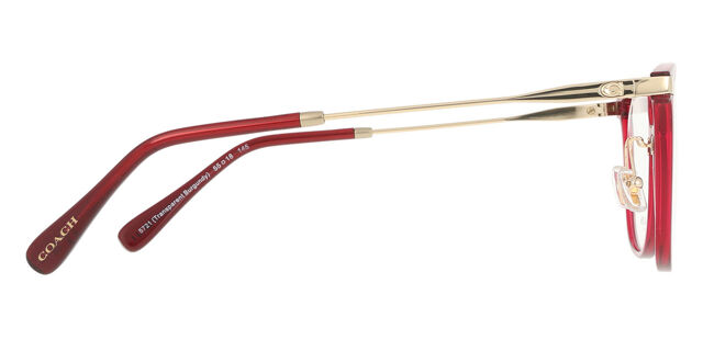 Coach HC6214D Asian Fit 5721 Transparent Burgundy Eyeglasses  display picture 2