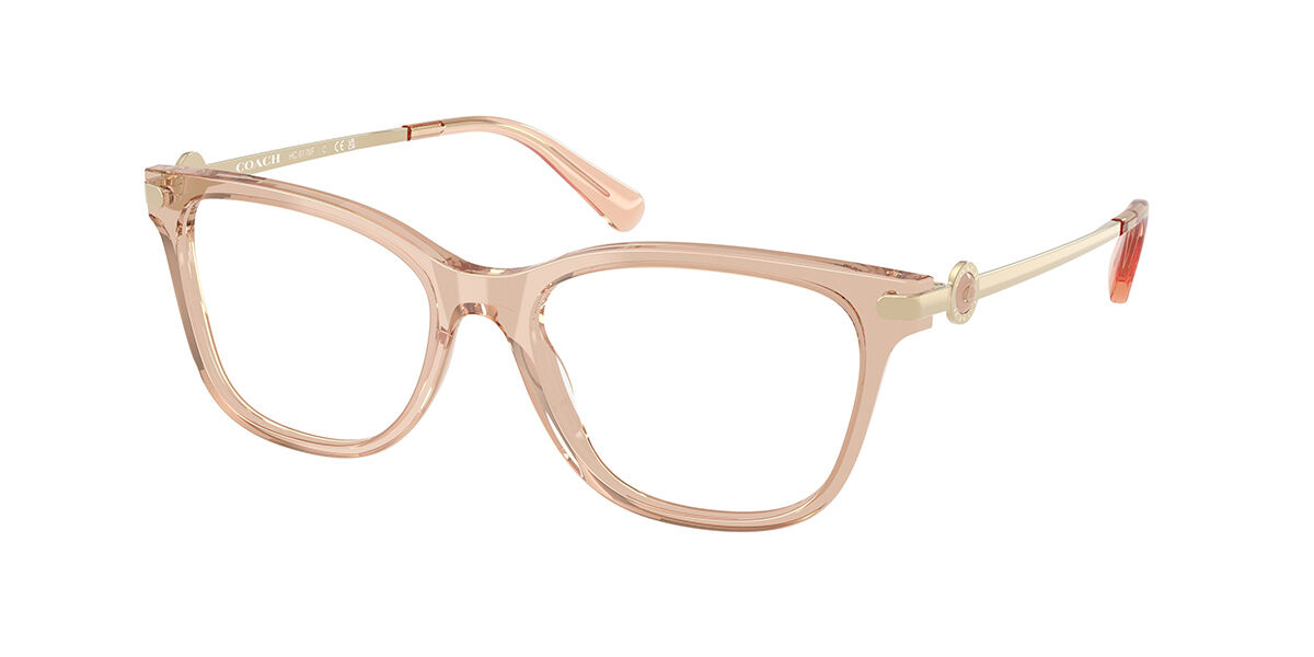 Coach HC6176F Asian Fit 5561 Women's Eyeglasses Brown Size 55 (Frame Only) - Blue Light Block Available