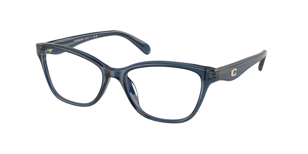 Coach HC6243F Asian Fit 5846 Womens Glasses Blue Size - Free Lenses - HSA/FSA Insurance - Blue Light Block Available