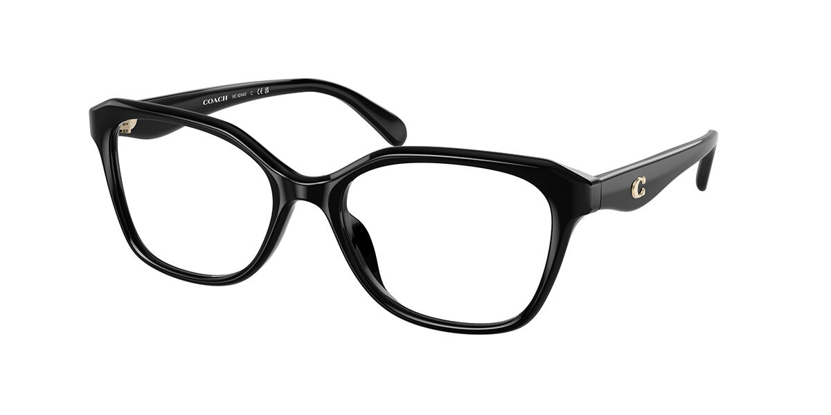 Coach HC6244U CY043 5002 Women's Eyeglasses Black Size 54 (Frame Only) - Blue Light Block Available