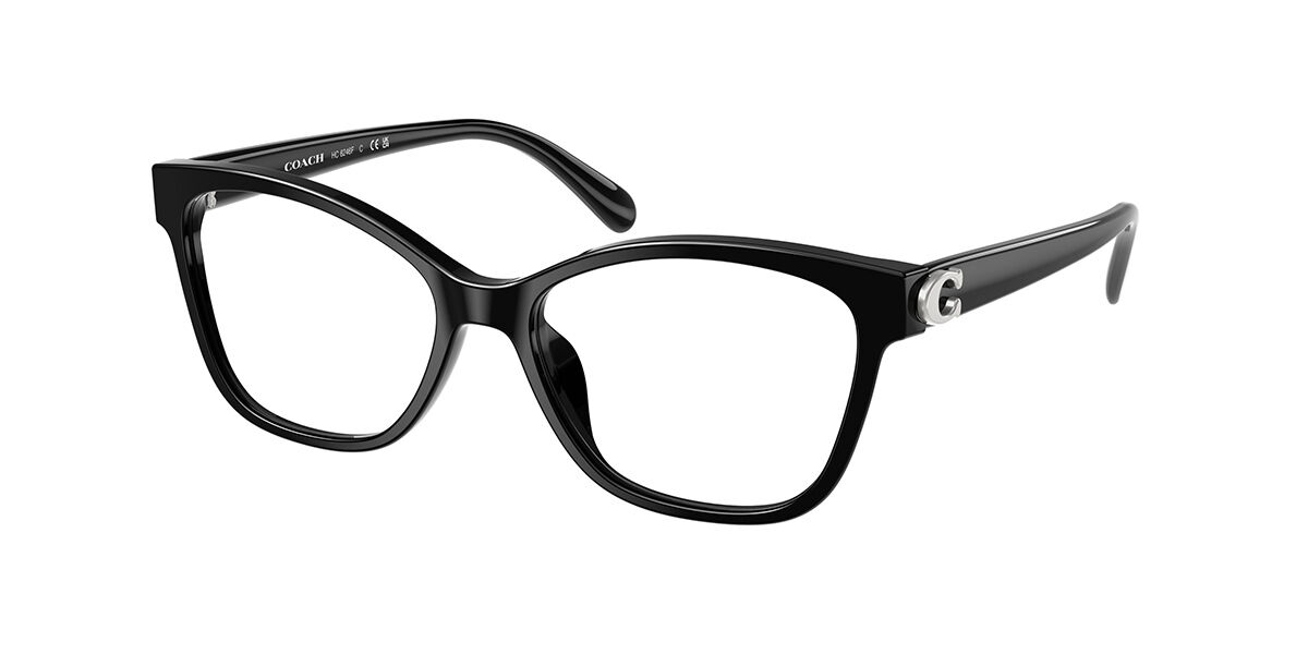 Coach HC6246F Asian Fit 5002 Women's Eyeglasses Black Size 56 (Frame Only) - Blue Light Block Available