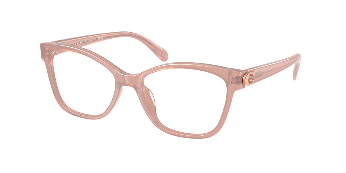 Coach HC6246F Asian Fit 5839 Women's Eyeglasses Pink Size 56 (Frame Only) - Blue Light Block Available