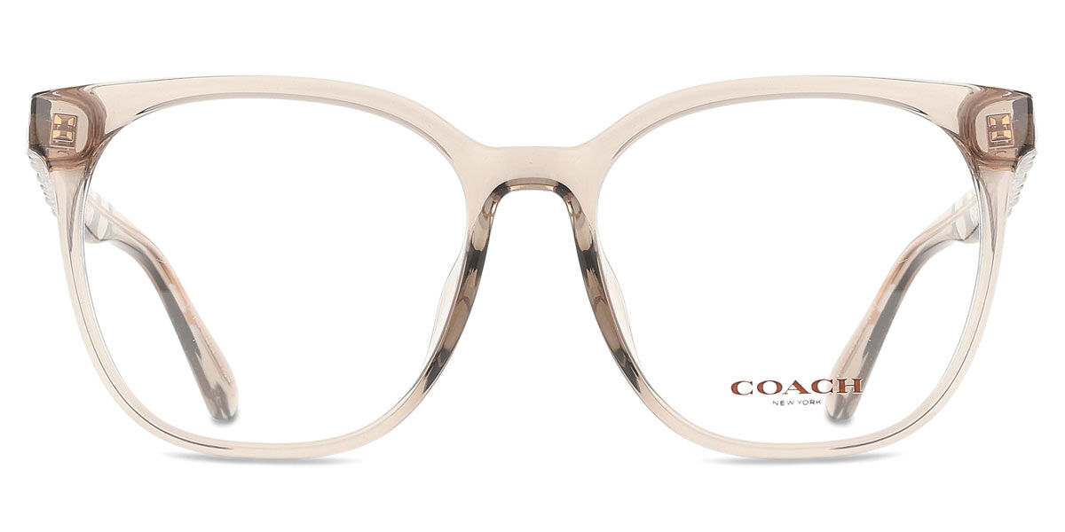 Coach HC6267D Asian Fit 5887 Transparent Khaki Brown Eyeglasses