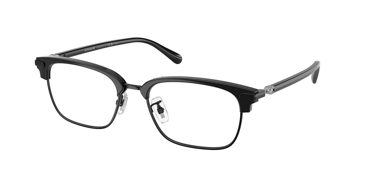 Coach HC5215TD Asian Fit Men's Glasses, Black, Size 53