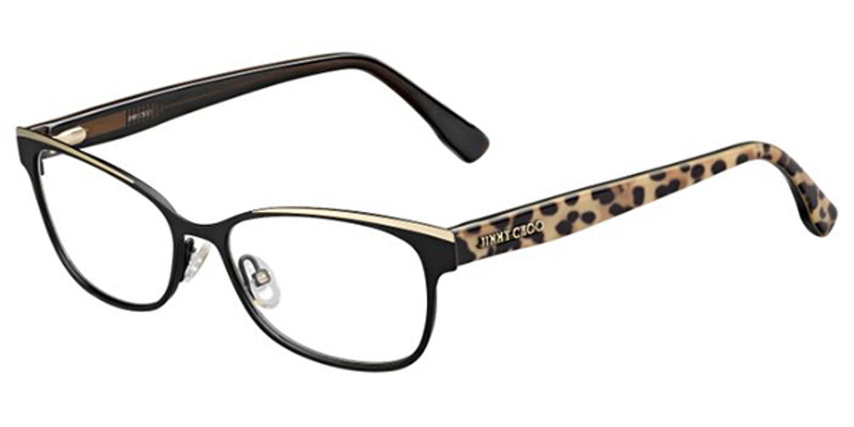Jimmy Choo JC147 PWN Eyeglasses in Black SmartBuyGlasses USA