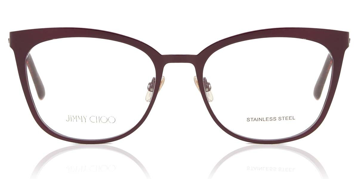 JIMMY CHOO キャットアイクラス JC189 FN1 Jimmy Choo Ladies Purple Cat Eye Eyeglass Frames JC189 FN1