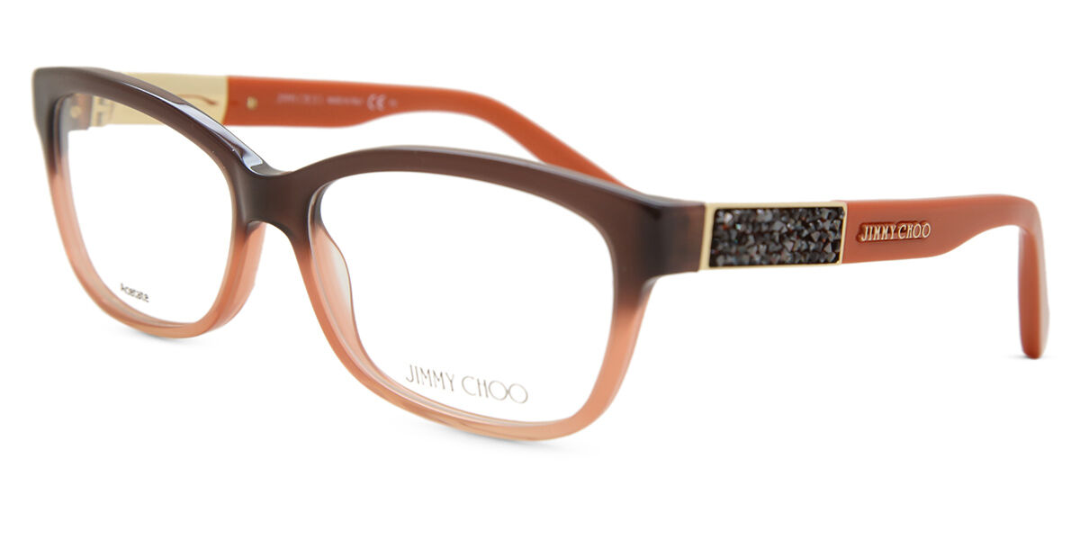 JIMMY CHOO 長方形フレムメカネ JC110 EZS Jimmy Choo Jc110 EZS glasses | Buy online now