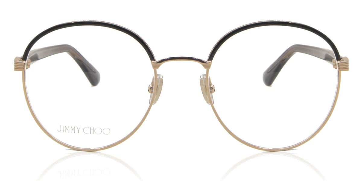 Jimmy Choo JC267/G J5G Eyeglasses in Gold/Black | SmartBuyGlasses USA