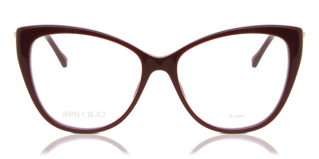 Jimmy Choo JC331 LHF Burgundy Eyeglasses | SmartBuyGlasses US display picture 3