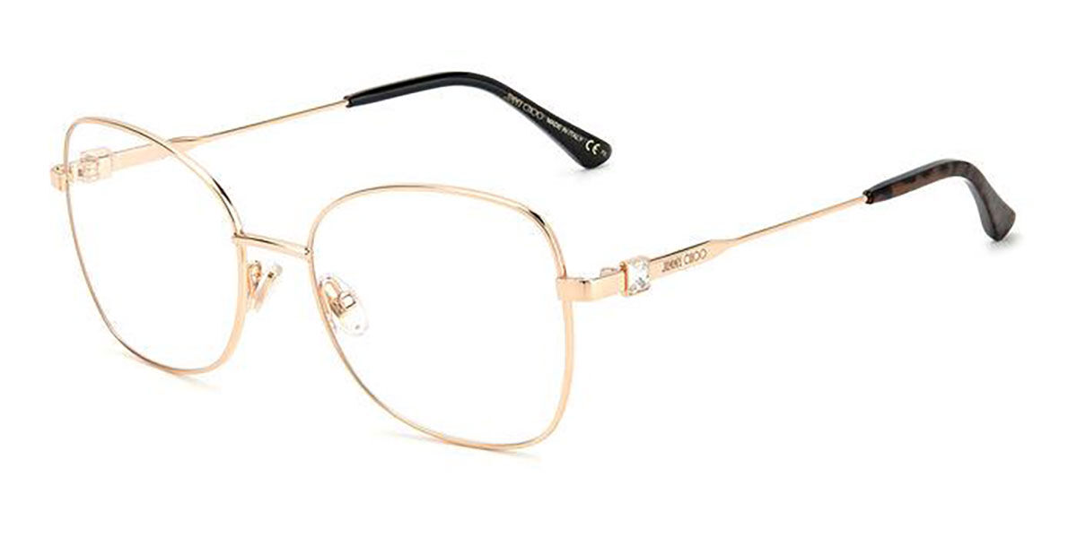 Jimmy Choo JC347 DDB Glasses Rose Gold | VisionDirect Australia