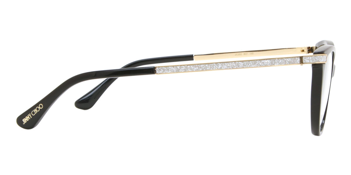 JIMMY CHOO キャットアイフレムメカネ JC352 807 Jimmy Choo JC352 807 Black Cat Eye Womens Eyeglasses 54mm | eBay