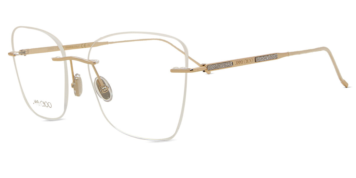 JIMMY CHOO ジミーチュウ メガネ JC364/G col.000/DDB 56mm フチなし グリッター 2color : jc364g :  メガネのハヤミ ヤフー店 - 通販 - Yahoo!ショッピング