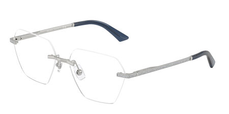 JIMMY CHOO | New Eyeglasses Eyewear Single Bridge Rimless Frames Lux Luxury Jimmy Choo JC4012 M (60 - 15) with Grey lenses and Gold  main image 3