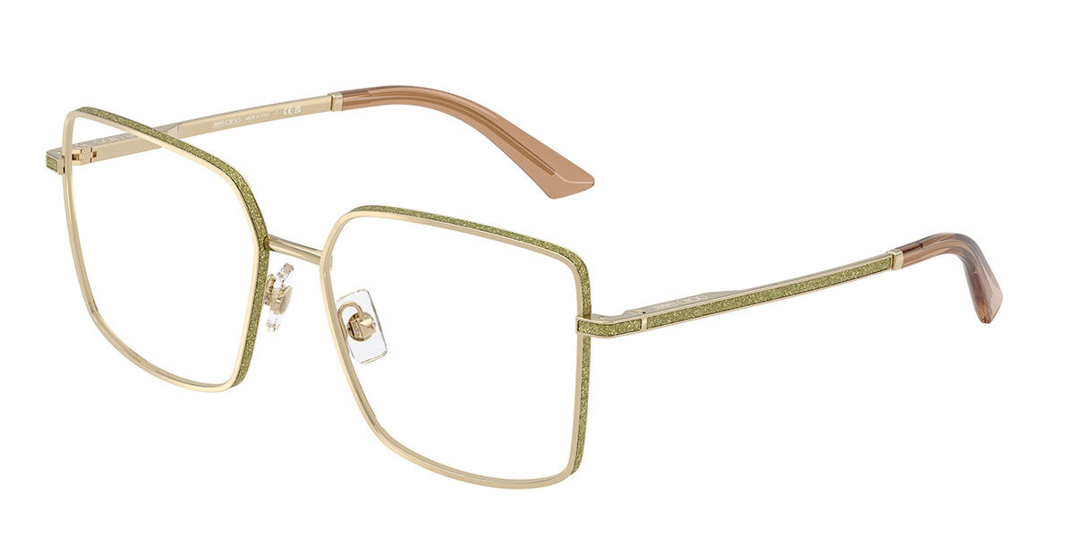 Jimmy Choo Damski Glitter Pale Gold Jc2017j 3006 53 Zlote E Okulary Korekcyjne