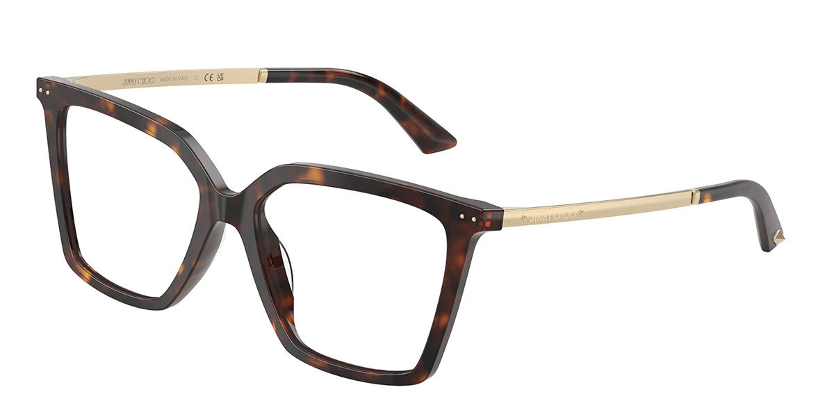 Jimmy Choo Damen Tortoise Jc3054u 5002 52Mm Brillen