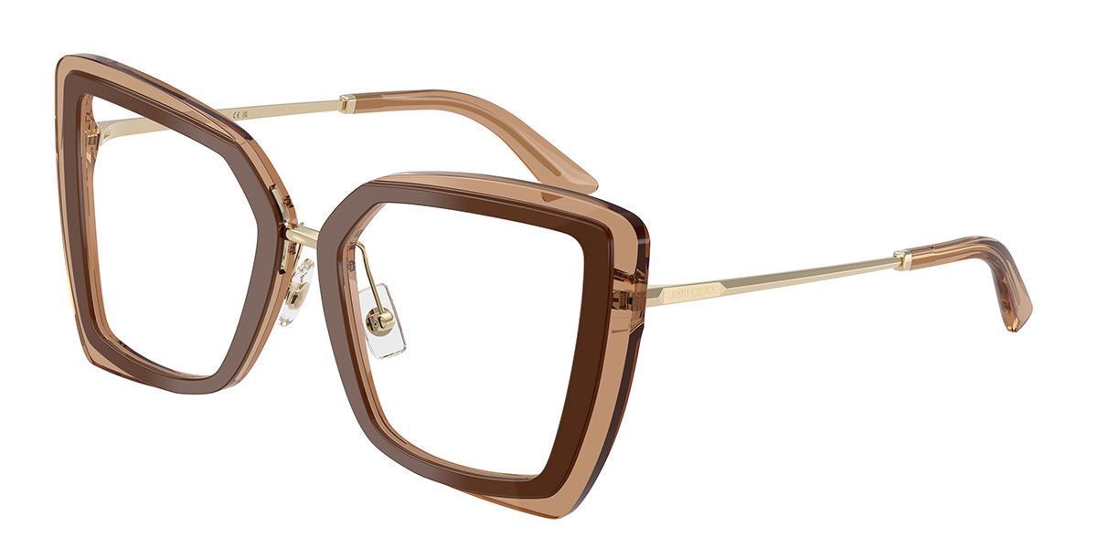 Jimmy Choo Vrouw Brown On Tan Jc3059 5105 Dames Bril