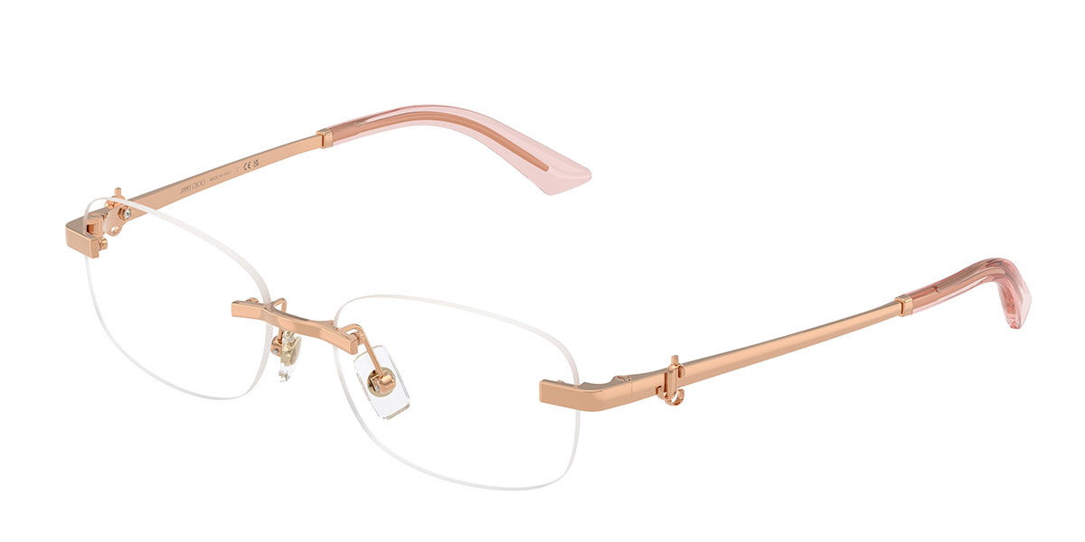Jimmy Choo JC2025BD Asian Fit 3008 52 Lunettes De Vue Femme Dorées