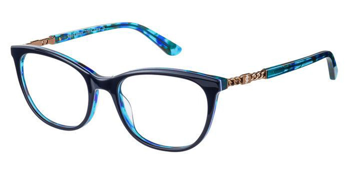 Photos - Glasses & Contact Lenses Juicy Couture JU 173 JBW Women's Eyeglasses Blue Size 52 (Fr 