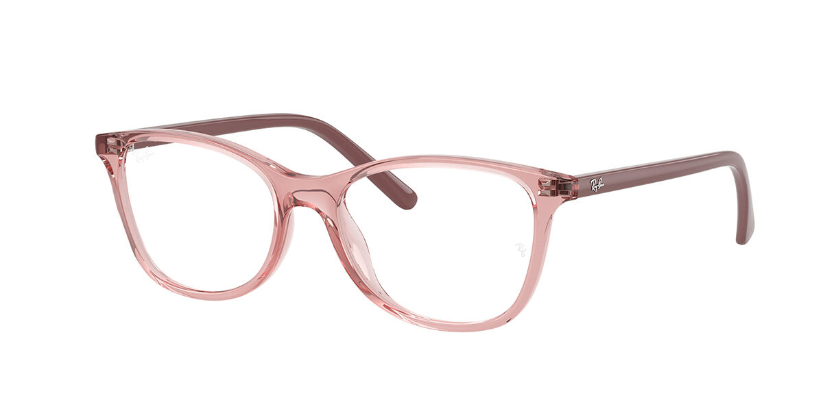 Ray-Ban Rb1907 Optics Kids Bio-based  Rosa Fassung Klar Glas Polarisiert 47-15