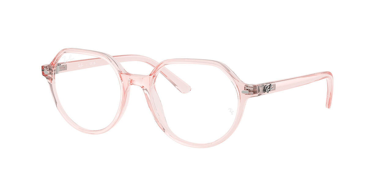 Ray-Ban Thalia Optics Kids  Pink Transparent Fassung Transparent Glas Polarisiert 47-16