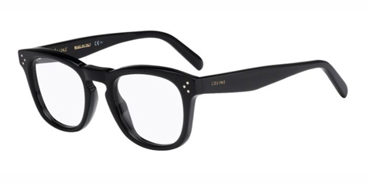 Celine CL41382 Bevel Square 807 Eyeglasses in Black | SmartBuyGlasses USA