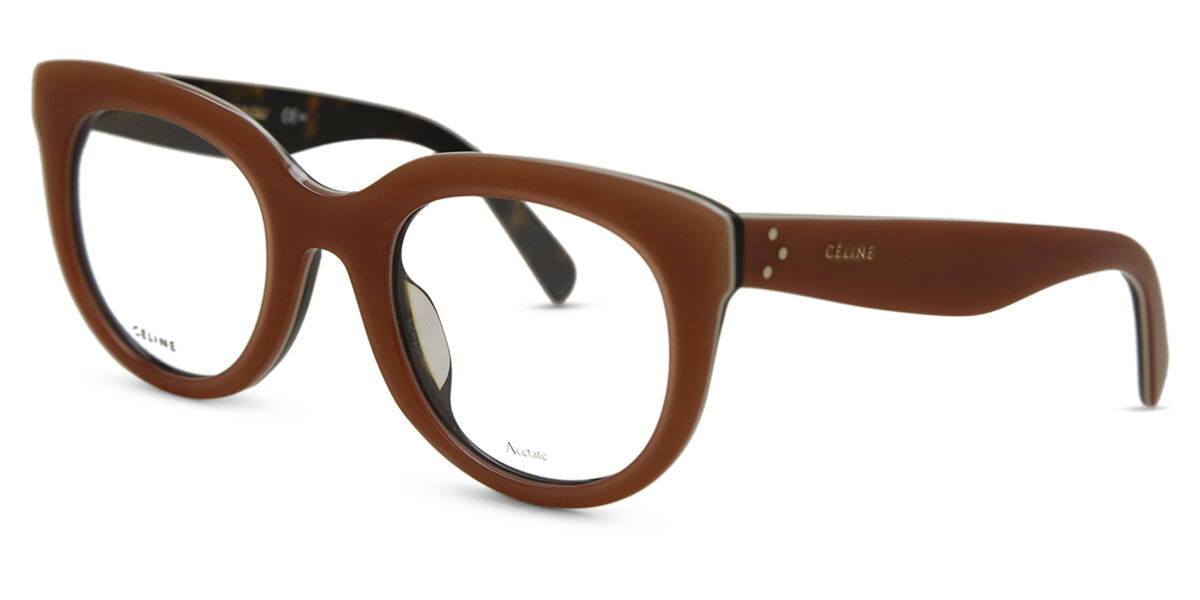 メガネ Celine Eyeglass Frame CL41389F KMO Brown Horn Asian Fit Celine CL41389/F Clara Asian Fit KMO glasses | Buy online