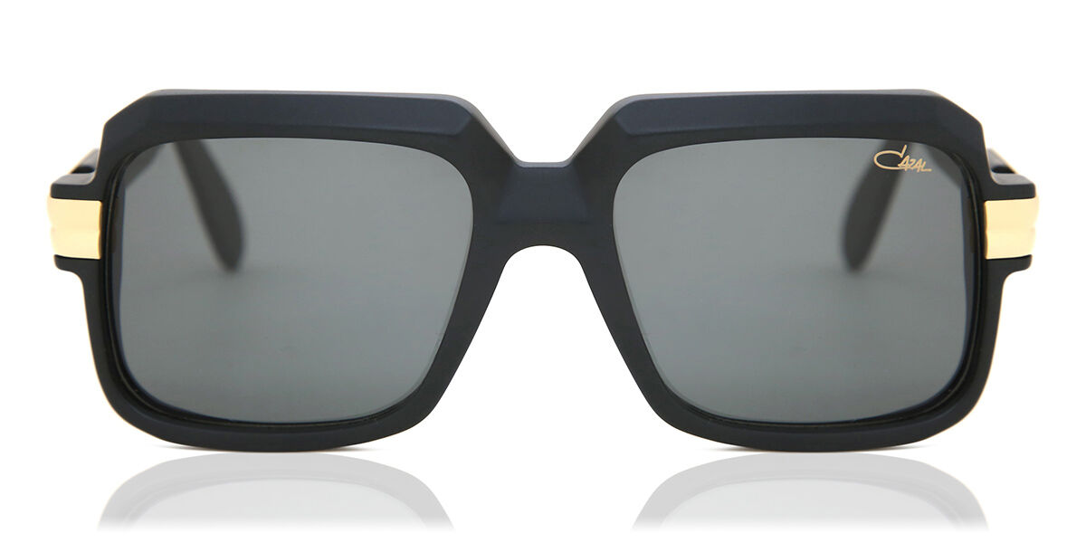 Cazal 607/3/V 011 Sunglasses Matte Black | VisionDirect Australia