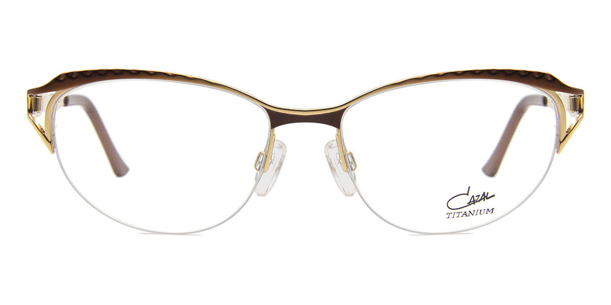 Cazal 1289 001 Men's Glasses Brown Size 53 - Free Lenses - Blue Light Block Available-image
