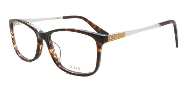 Furla VU4950N 06K2 Tortoise Eyeglasses | SmartBuyGlasses US display picture 1