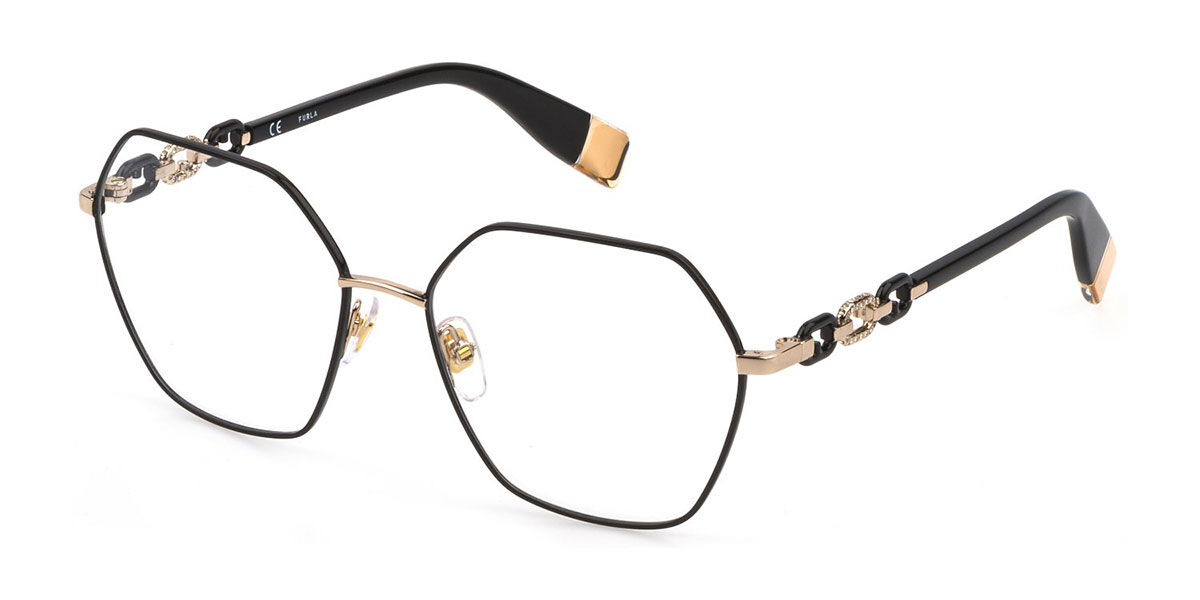 Furla VFU542S 0301 Eyeglasses in Shiny Black | SmartBuyGlasses USA