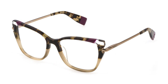 Furla VFU499 02BW Brown Tortoise Eyeglasses | SmartBuyGlasses US display picture 2