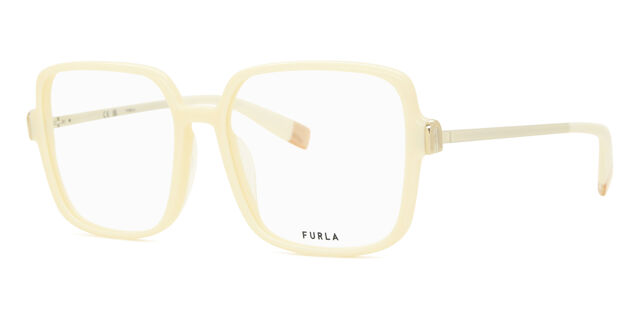 Furla VFU632 0702 Glossy Ivory White Eyeglasses  display picture 3