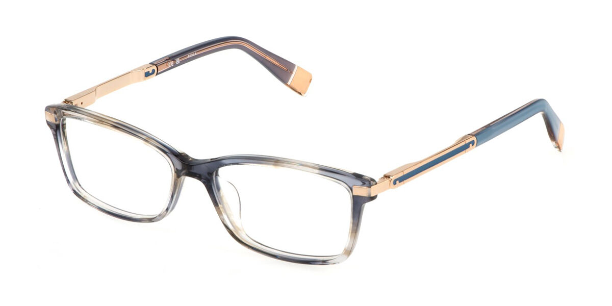 Furla VFU669 06B7 Womens Glasses Blue Size - Free Lenses - HSA/FSA Insurance - Blue Light Block Available