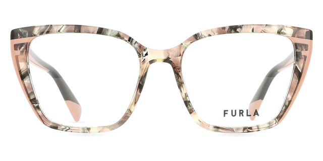 Furla VFU764 09XP Pink Green Fantasy Eyeglasses  display picture 3