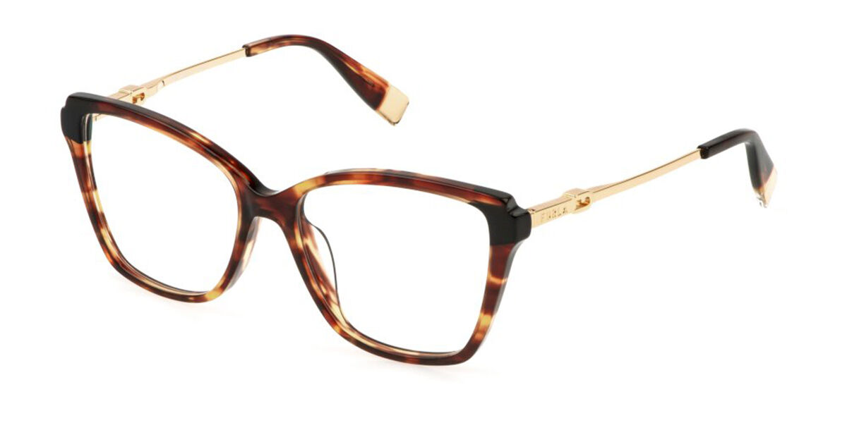 Furla VFU830 0829 54 Sköldpaddemönstradeshell Glasögon (Endast Båge) Kvinna